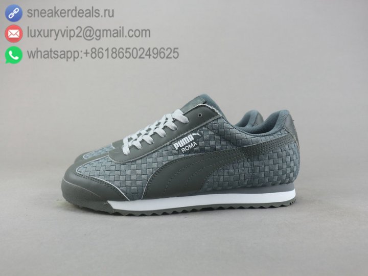 Puma ROMA BASIC Low Men Shoes Grey Size 40-44